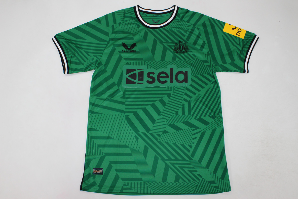AAA Quality Newcastle 23/24 Away Green Soccer Jersey